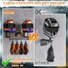 Wooden Motorcycle Helmet Holder with 5 Hooks Helmet Storage Hanger Wear Resist Gear Storage Rack for Motorcycle Accesories