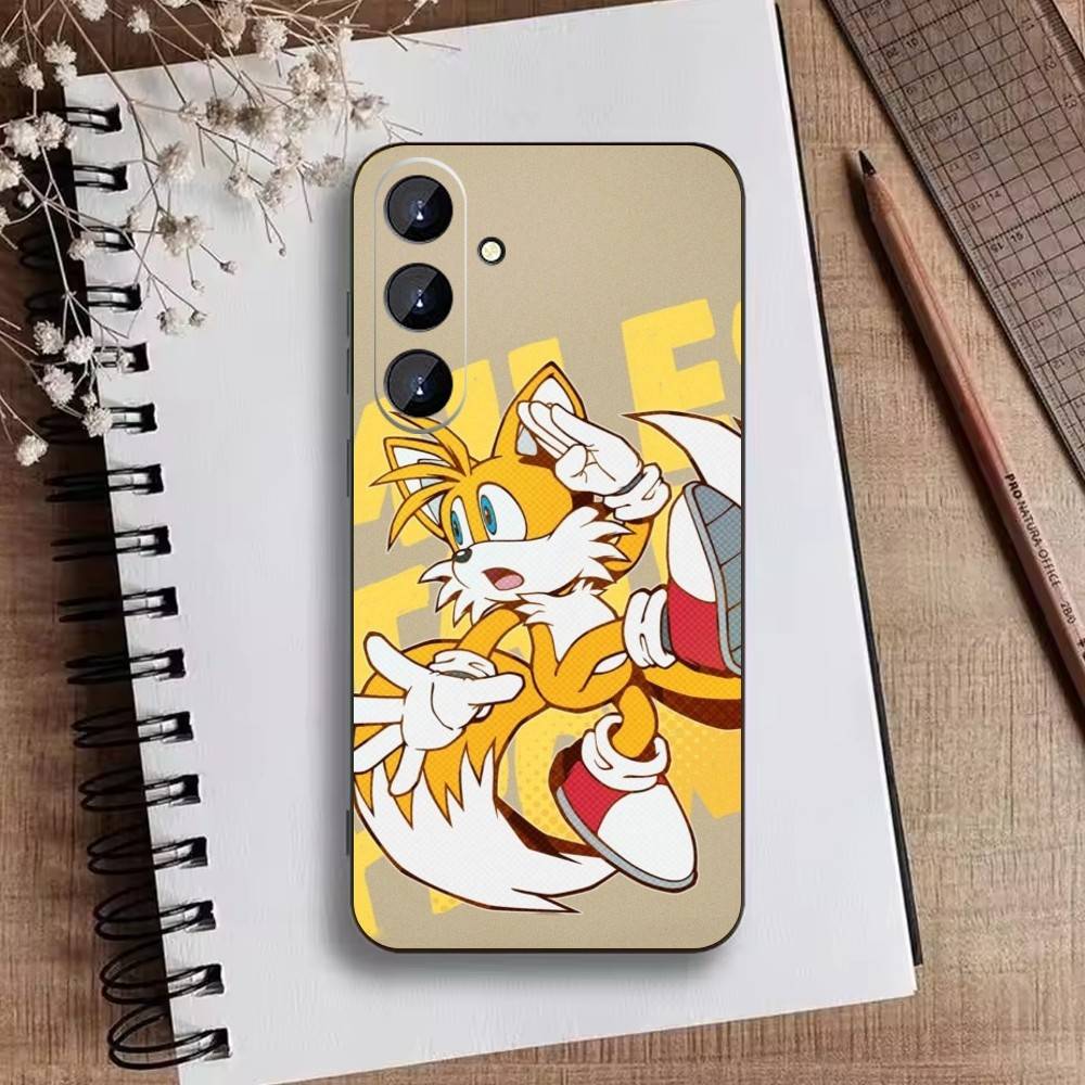 S-Sonic The H-Hedgehog Phone Case For Samsung Galaxy A73,A21s,A22,A31,A52,A53,A71,A41Soft Black Shell