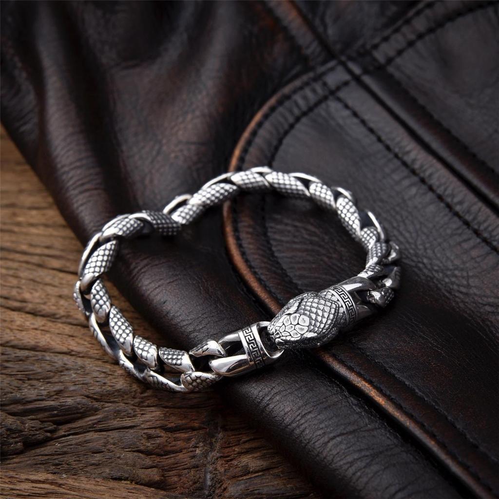 Новый браслет из питона для мужчин, Безопасный, Seiko, Ретро-тренд