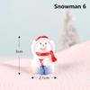 Micro Landscape Fairy Garden Christmas Accessory Santa Claus Figurines Miniature Snowman Xmas Tree