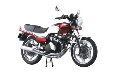 Aoshima Bunka Kyozai Skynet Масштаб Завершенный Мотоцикл Honda CBX400F в Красном 1/12 Перламутр/Леденец