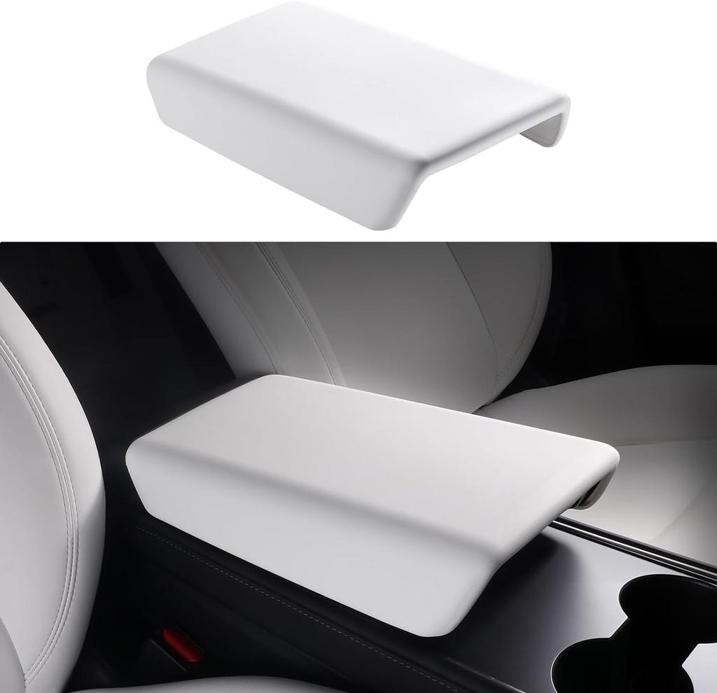 Car Center Console Cover Center Console Arm Rest Lid Central Armrest Box for Tesla Model 3/Y 2019-2026/Model 3 Highland 2026