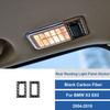 For 2004-2010 BMW X3 E83 Carbon Fiber Inner Rear Roof Reading Light Cover Trim | Black | Durable