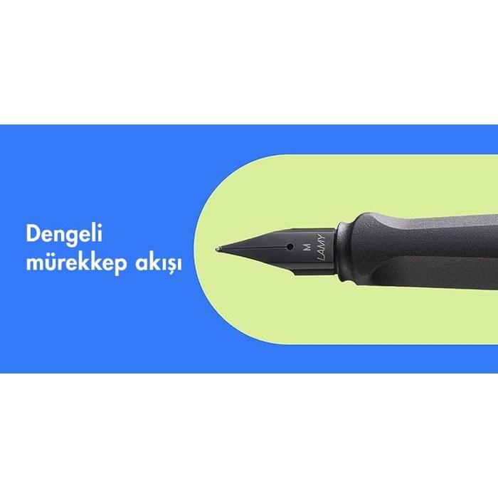 LAMY Safari Fountain Pen (Dark Dusk, EF Extra Fine)