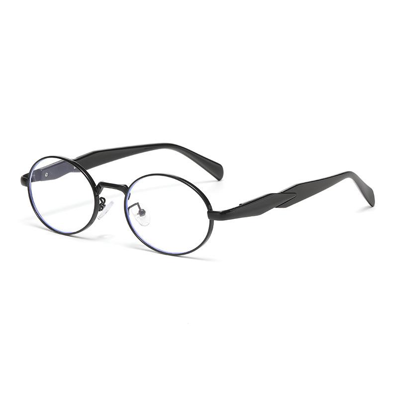 New Vintage Oval Metal Sunglasses Women New Fashion Retro Sun Glasses Female Brand Designer Ins Trendy Eyewear Male Uv400