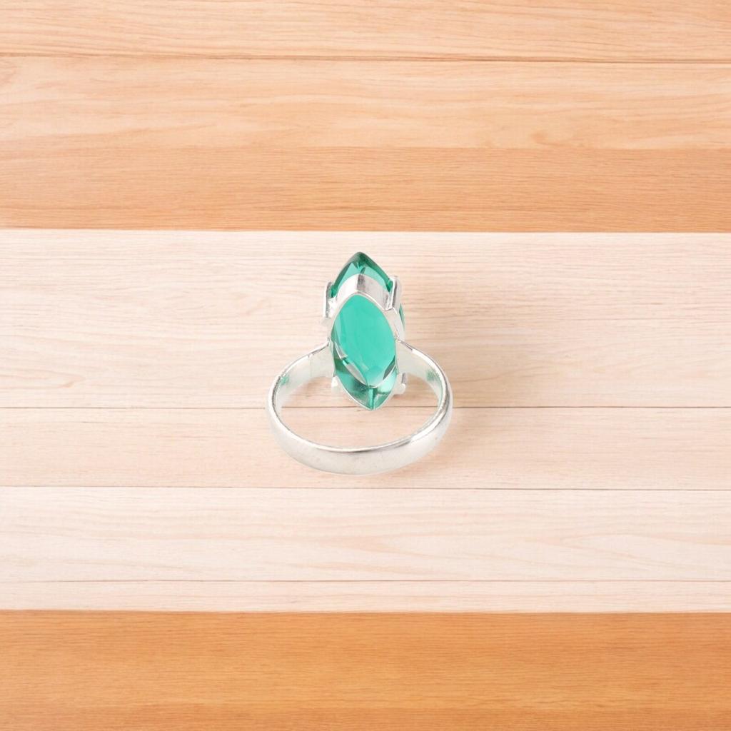 Chrome Diopside Gemstone 925 Sterling Silver Jewelry Handmade Ring Gift For Wife RR-65-12