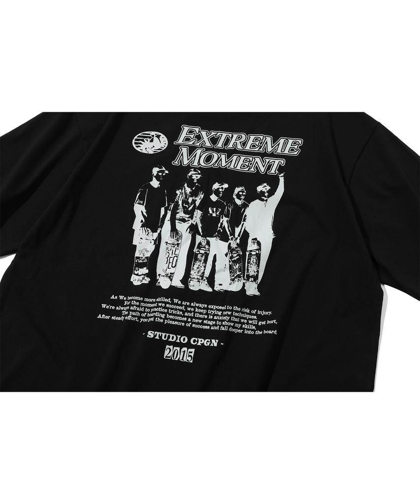 CPGN STUDIO Футболка с коротким рукавом Extreme Moment Черная