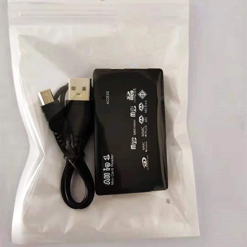 Мини-кардридер Usb 2.0, многофункциональный универсальный кардридер, 480 Мбит/с, Tf, M2, Xd, CF, Micro Sd