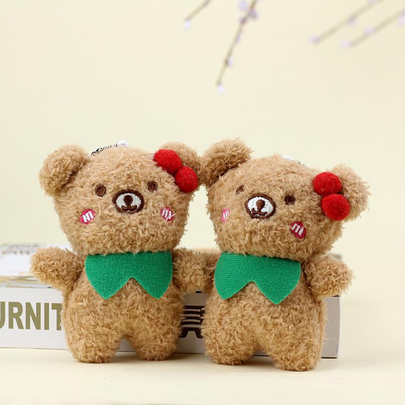 Adorable Teddy Bear Plush Toy With Scarf And Keychain For Kids And Adults