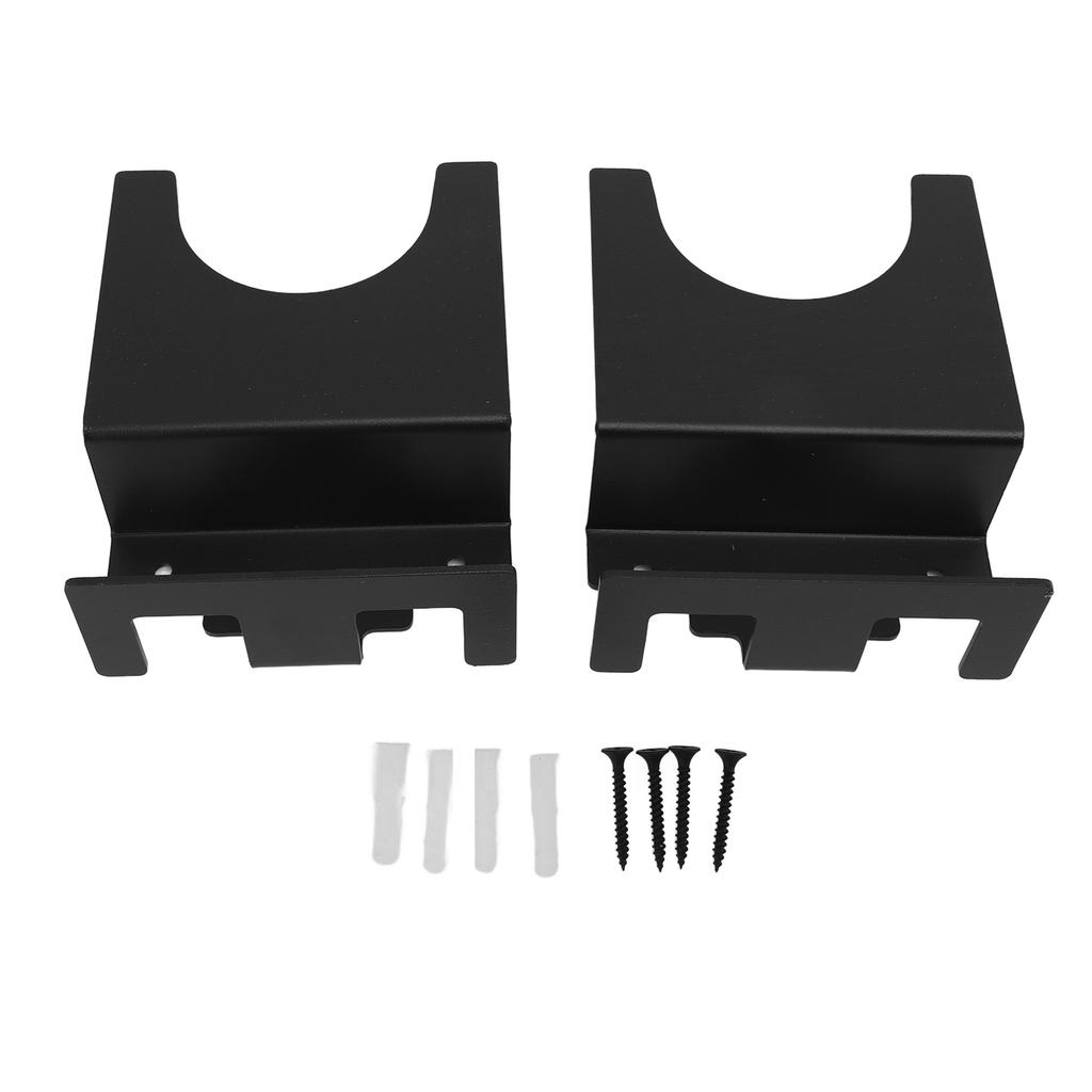2pcs Angle Grinder Holder Tool Wall Mount Bracket for 5 Inch Grinder Heavy Duty Angle Grinder Storage Rack for Cutters Polishers Carbon Steel