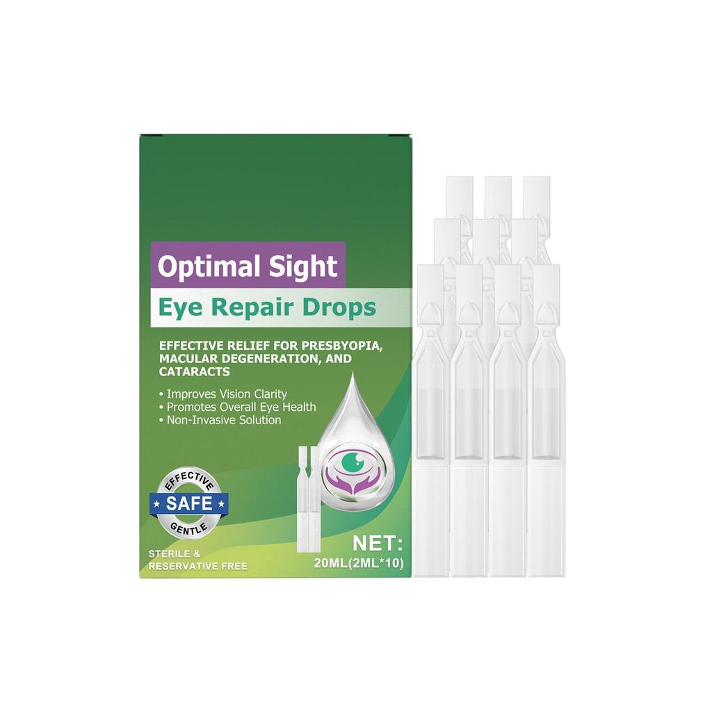 Presbyopia Eye Drops, Moistening Eyes Moisturizing Eye Care To Improve Blurred Dry Eyes Gentle Eye Care For Presbyopia People 20ml