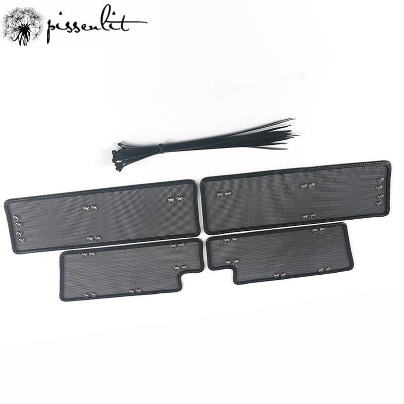 For Volkswagen Passat 2017-2024 Insect Net Sequin Racing Grills Water Tank Protective Net Cover Panel Accessories