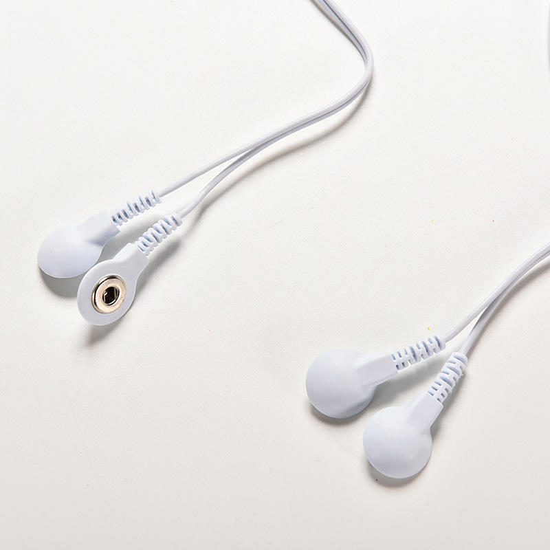 2,5 мм головка 4-контактный провод свинцового электрода для десятков уменьшающих массажер всего тела