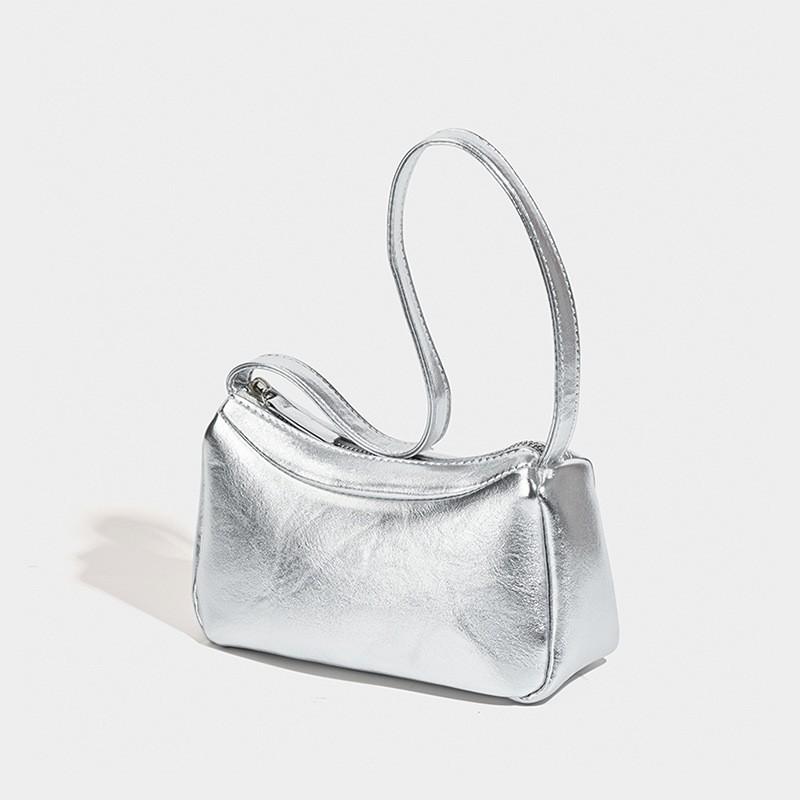 Minimalist Womens PU Leather Crossbody Bag Small Square Shoulder With Zip Stitch Detail