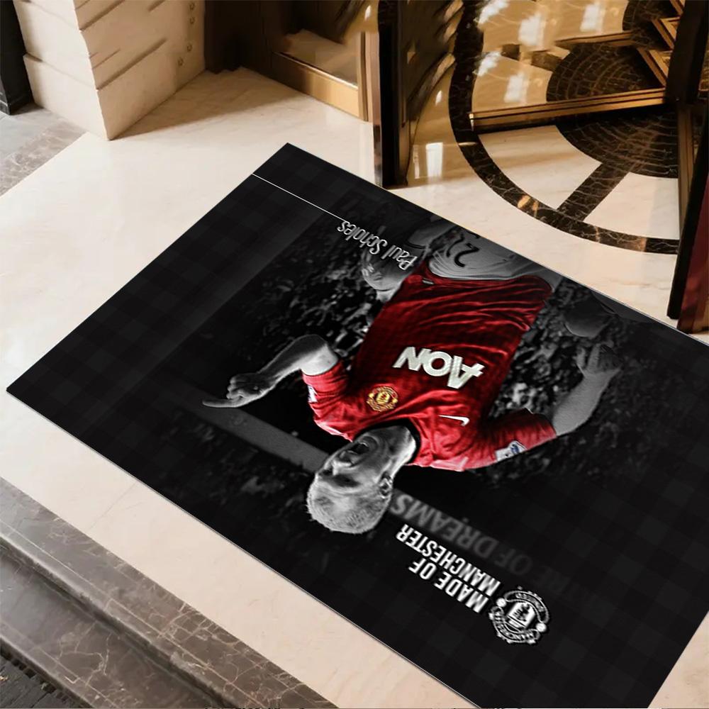 Football Player Jersey Floor Rug Office Rug Suitable for Study room Foyer Decorate room Dormitory Antislip Carpet Anime Office Decor