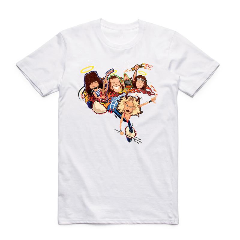 2019 Unisex Print Van Halen Band Fashion White T Shirt Summer O Neck Short Sleeves T-shirt