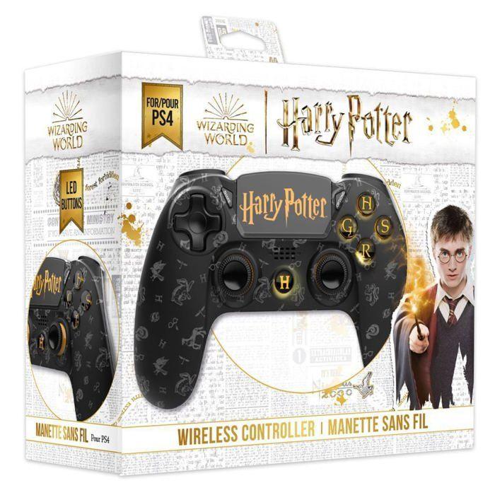 Manette de jeu - TRADE INVADERS - Harry Potter - Sans fil - Noir - Vibration intégrée
