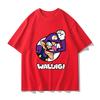 Super Mario Waluigi  T-shirt Men and Women Summer Cotton Y2K Clothing Fashion Breathable Anime Fans  Gothic Cotton Oversized T-shirts