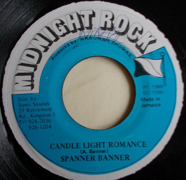 7inch Record SPANNER BANNER / FIREHOUSE CREW - Candle Light Romance NONE Midnight Rock 1990 UK Reggae, Ska & Dub Used