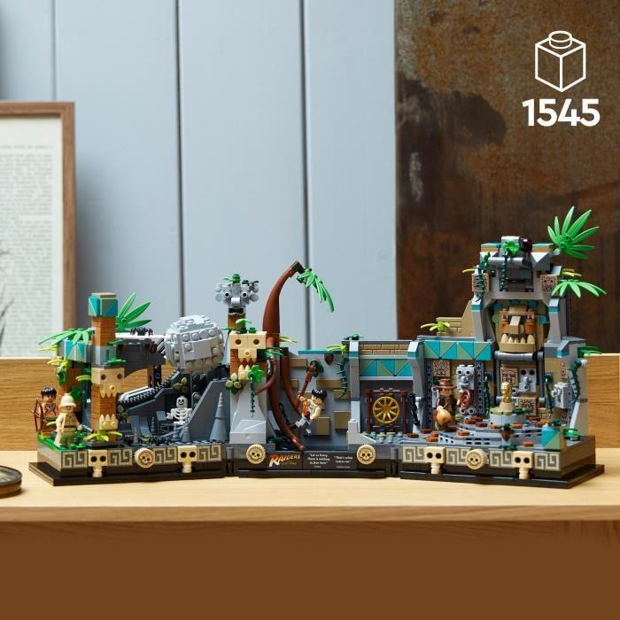 LEGO® Indiana Jones 77015 Le Temple de l’Idole en Or, Maquette Adultes, Les Aventuriers de l'Arche Perdue