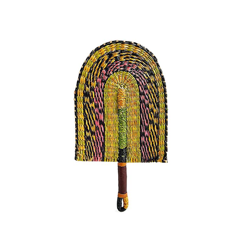 Плетеный соломенный веер, летний охлаждающий веер из травы, веер ручной работы, скандинавские подвесные украшения для спальни, свадебной вечеринки, домашнего декора