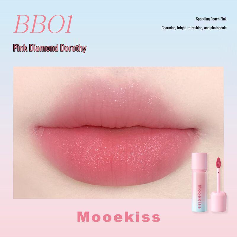 Mooekiss Матовая кремовая помада для губ V07/V12/V04 - Нелипкий бархатный блеск для губ