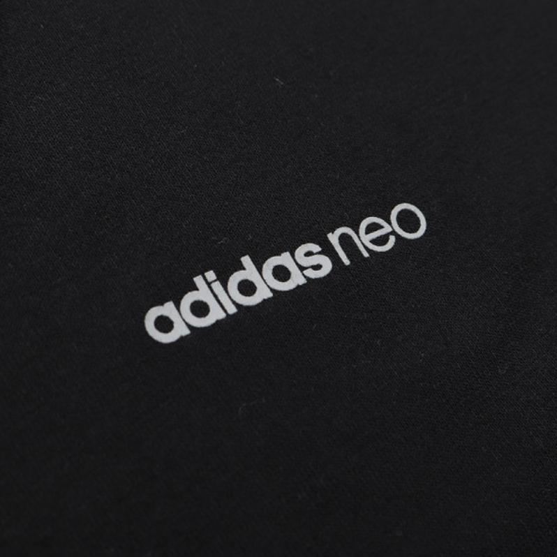 adidas Женская футболка с коротким рукавом Neo с круглым вырезом для бега, повседневная, спортивная, черная CV7021