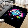 The Amazing World of Gumball4 Flannel Pattern Square Carpet,Area Rug,Carpet Rug for Living Room Bedroom Sofa Playroom Decor,Non-slip Floor Mat