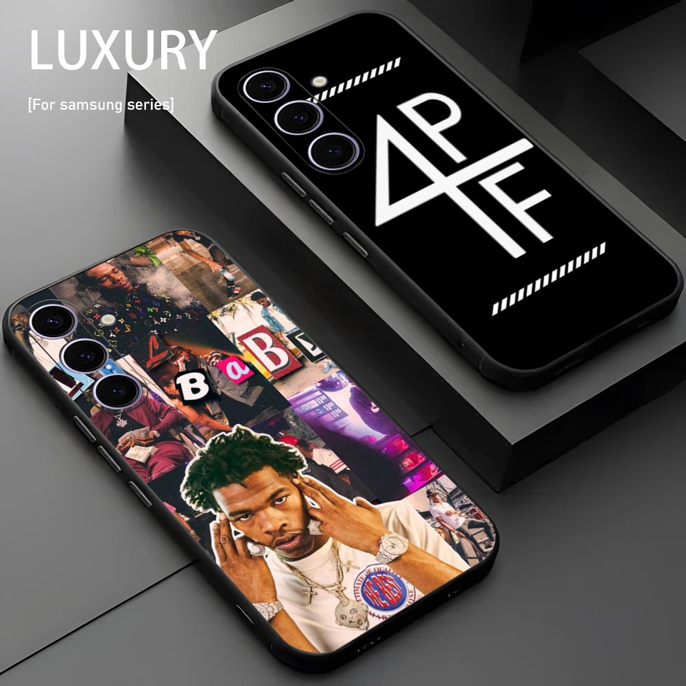 Крутой Lil Ba-by D-Dr-ip rapMan Чехол для телефона Samsung Galaxy S26 S25 S24 S23 S22 S21 Plus Ultra Note20 Мягкий Черный