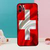 Швейцария Швейцарский Флаг Чехол для Телефона Для iPhone 17 Air 16 15 13 12 11 14 Pro Max 12 13 mini 15 16 Plus 16e Обложка Coque