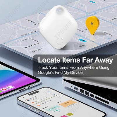 Bluetooth GPS-трекер для устройств Android Работает с приложением Google Find My Умный тег Домашние животные Поиск ключей для Xiaomi Samsung Motorola