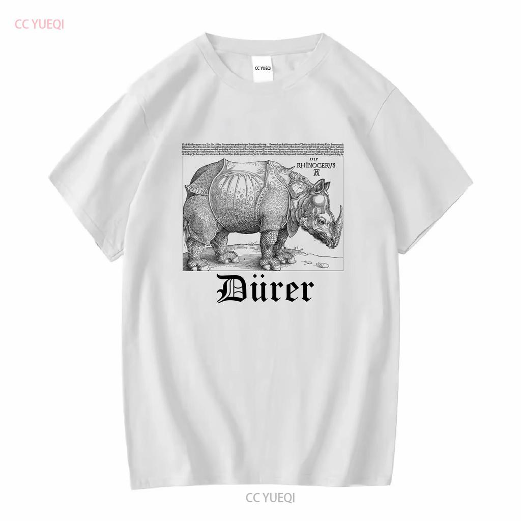Albrecht Dürer Durer Rhino Classic T Shirt vintage Washed Soft streetwear fashion designer clothes graphic Breathable Slightly