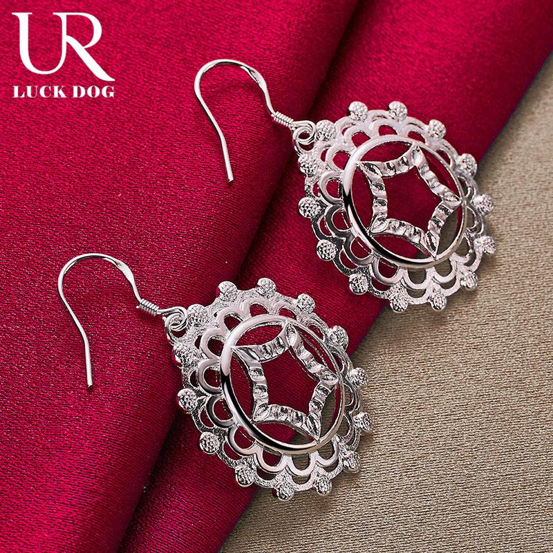 Серьги для пирсинга в форме круглой звезды из стерлингового серебра 925 пробы, модные свадебные украшения