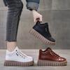 Women's Popular Thick Sole High Top Boots Casual Shoes Plush 2023 Autumn Winter Warm Plush Small White Shoes