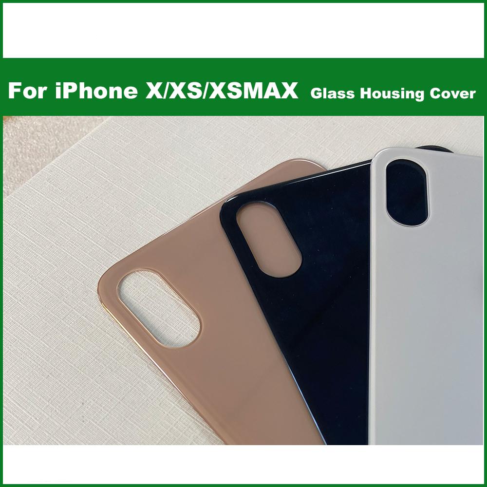 10 шт. для iPhone 8 Plus X XR XS Max 11 PRO 12 PRO задняя крышка, большое отверстие для камеры, сменный задний аккумулятор