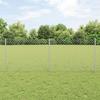 VidaXL Chain Link Fence with 10 U-Posts Silver 0.8x10 M Steel 3336287