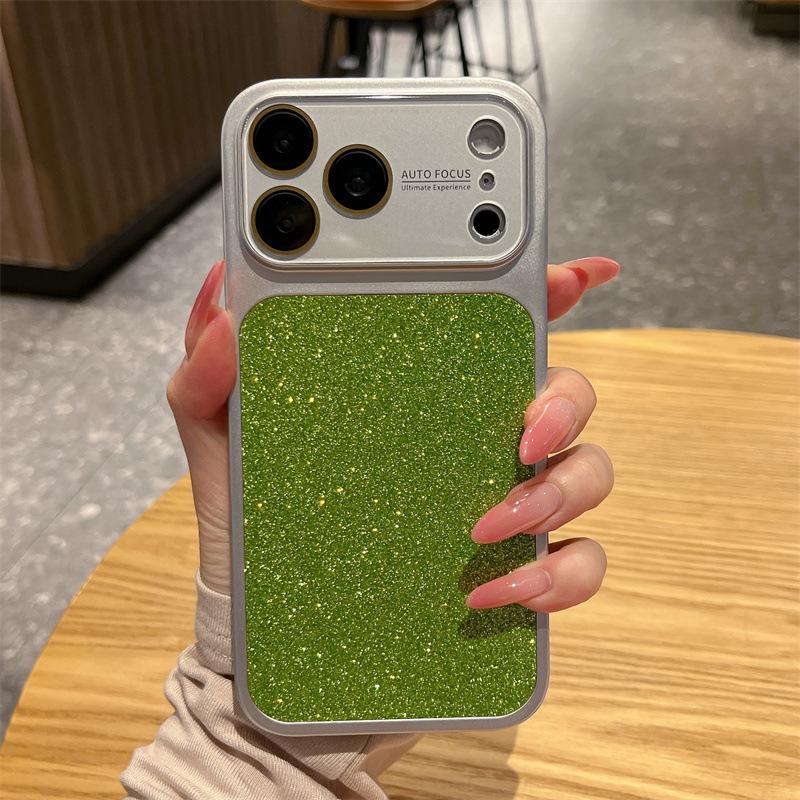 Чехол-зеркало с блестками для iPhone 17 Pro Max - Полное покрытие для iPhone 14-16