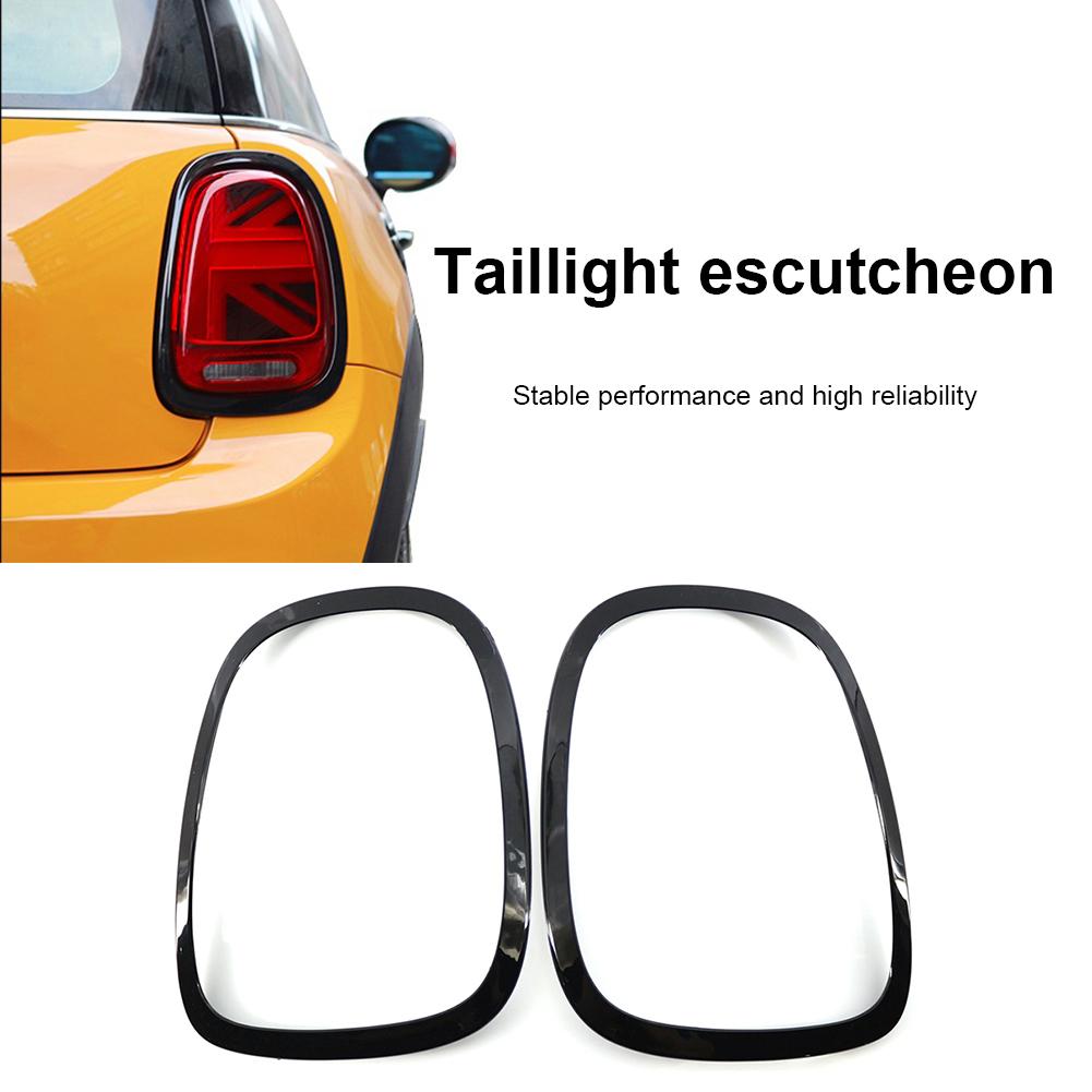 2 шт., накладка на рамку заднего фонаря автомобиля, декоративные наклейки, накладка на заднюю крышку фонаря автомобиля, внешние аксессуары для MINI F55 F56 F57