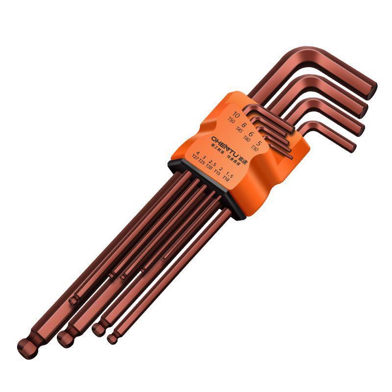 Набор шестигранных ключей Torx - 6- peças Шестигранные отвертки