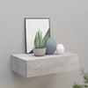 VidaXL Wall Shelf with Drawer Floating Shelf Hanging Shelf Living Room Sitting Room Home Interior Concrete Grey 330251