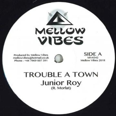 12-дюймовая пластинка JUNIOR ROY / MURRAY MAN - Trouble A Town / Forward Home MV4342 Mellow Vibes 2019 UK Регги, Ска & Даб