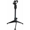 Steel Clip-on Microphone Stand Tripod with Microphone Holder, Tabletop, Multifunctional, Foldable, Adjustable Height, Extendable, Suitable for Meeting