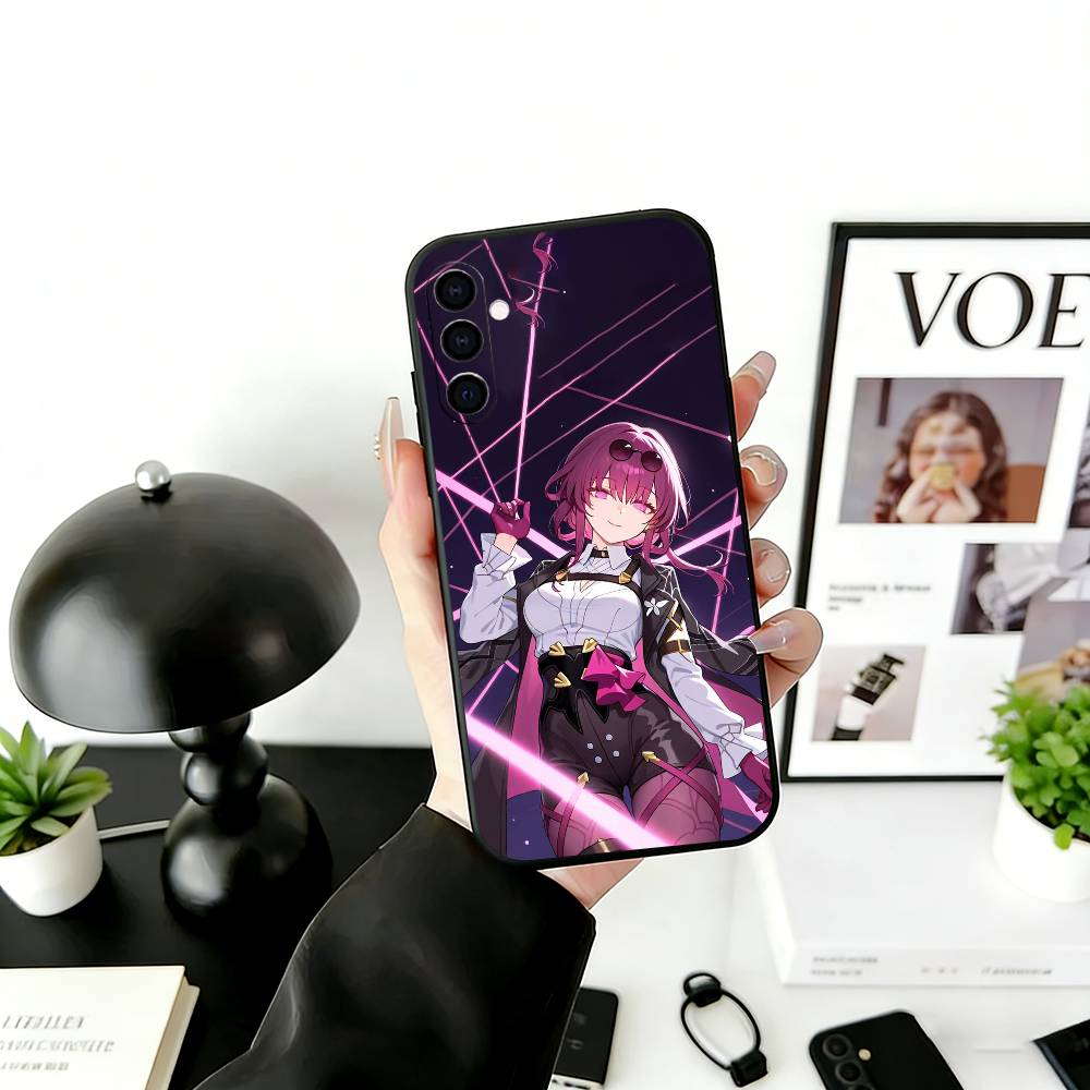 Чехол для телефона H-Honkai S-Star R-Rail для Samsung Galaxy A73, A72, A71, A70, A53, A52, A51, Мягкий силиконовый черный чехол