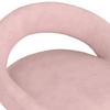 Bar Stool Set 2 pcs Pink Velvet