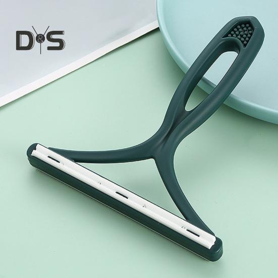 Щетка для уборки шерсти домашних животных Эргономичная ручка Нескользящая щетка для чистки дивана, ковра, сиденья автомобиля Инструмент для ухода за шерстью собак и кошек