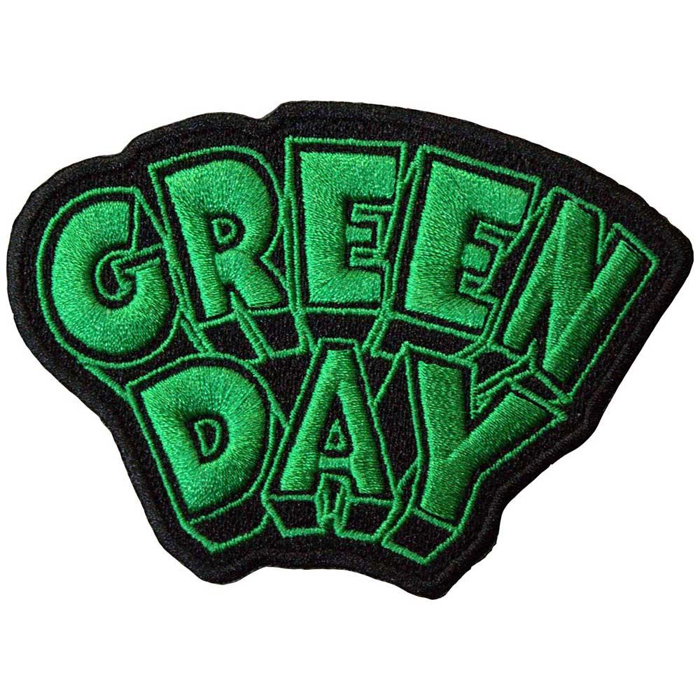 Green Day Dookie Woven Logo Iron On Patch