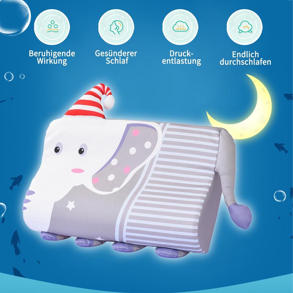 Calmlye Pillow, The Children's Pillow For Better And Healthier Sleep, Kids Cushion, Ergonomic, Breathable And Skin-friendly