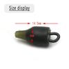 Quick Connect Rigs Stop Beads Quick Change Fishing Connector for 10PCS Rig Line Holder
