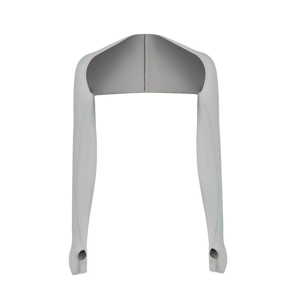 Солнцезащитная шаль из ледяного шелка большого размера с рукавами для рыбалки на открытом воздухе