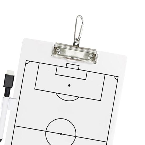 1 Набор Футбольная доска для тренера с маркером и держателем для маркера Профессиональная двухсторонняя для тренеров, футбольного арбитра